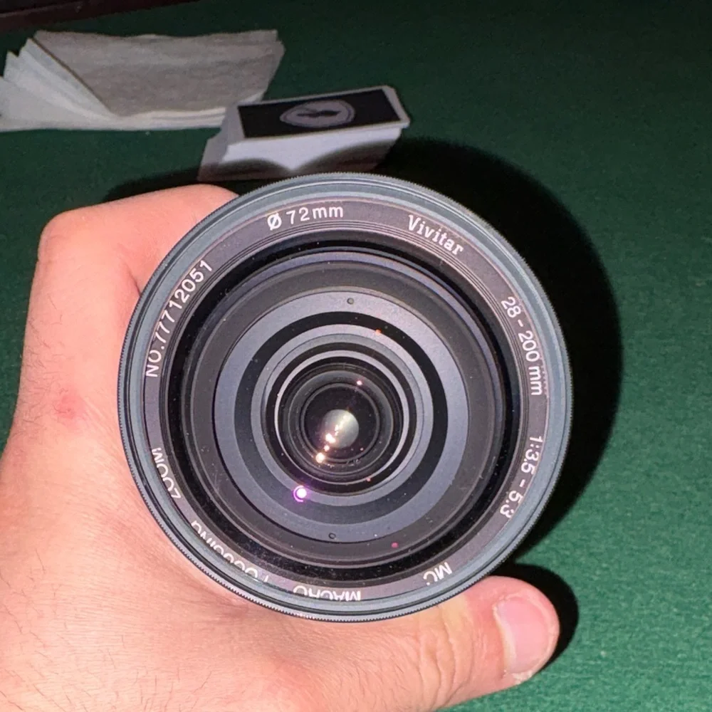 Vivitar Black Camera Lens